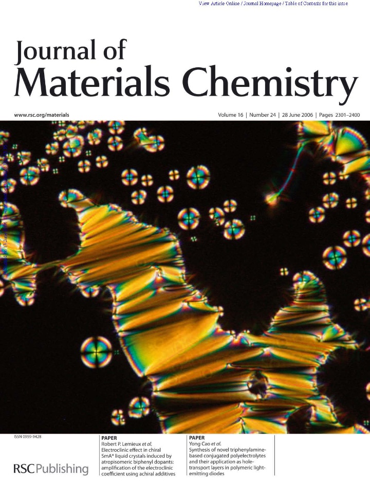 Cover picture Journal of Materials Chemistry